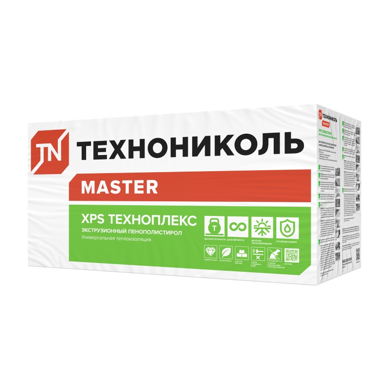 Пенополистирол экструдированный Технониколь Техноплекс 1180х580х40 мм, 10 шт