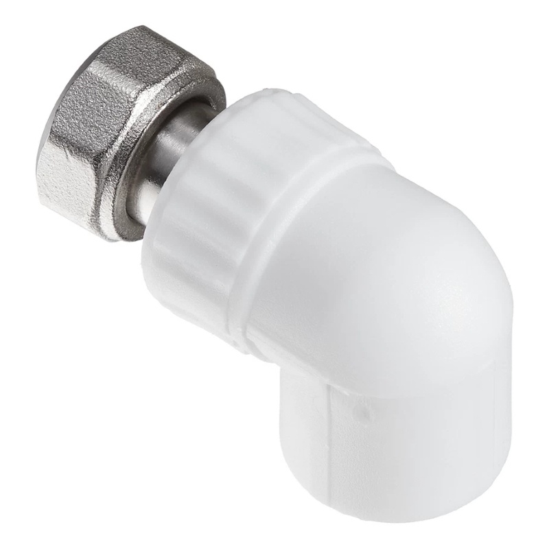 Угол с накидной гайкой Valfex полипропилен 20х1/2" ВР