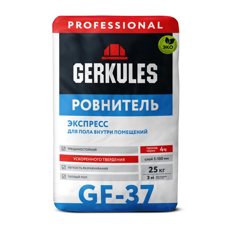 Ровнитель для полов Gerkules GF-37 грубый пол (25 кг)