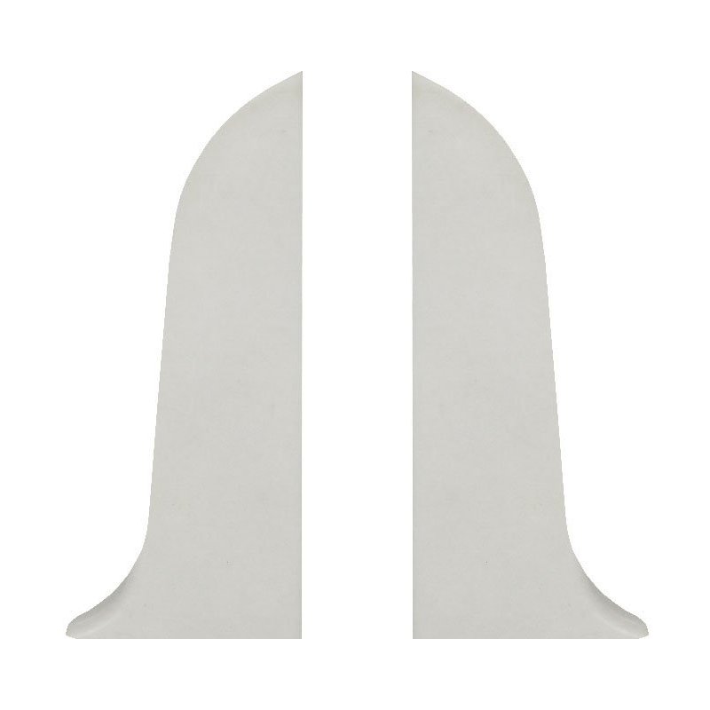Заглушка T.Plast, белая, 58 мм (2 шт, левая и правая)