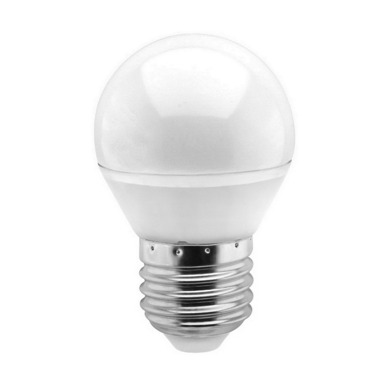 Лампа светодиодная Smartbuy LED E27, шар, 7Вт, 230В, 4000К, нейтральный свет