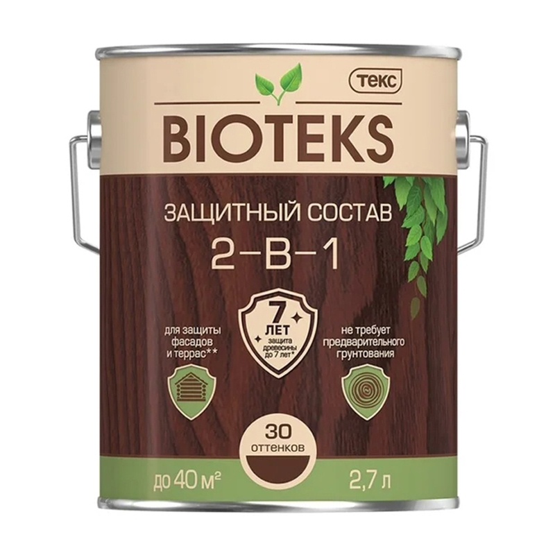 Антисептик Текс Bioteks состав 2в1 беленый дуб (2,7 л)