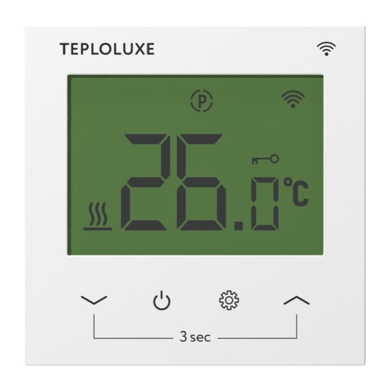 Терморегулятор Teplolux Pontus электронный Wi-Fi, белый