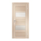 Полотно дверное Olovi Аризона 2, со стеклом, беленый дуб, с/п, с/ф (М10 920х2000х40 мм)