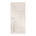 Полотно дверное Olovi Орегон, со стеклом, дуб белый, б/п, б/ф (600х2000х35 мм)