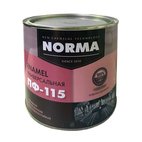 Эмаль Novocolor ПФ-115 НОРМА красная (1,9 кг) литография