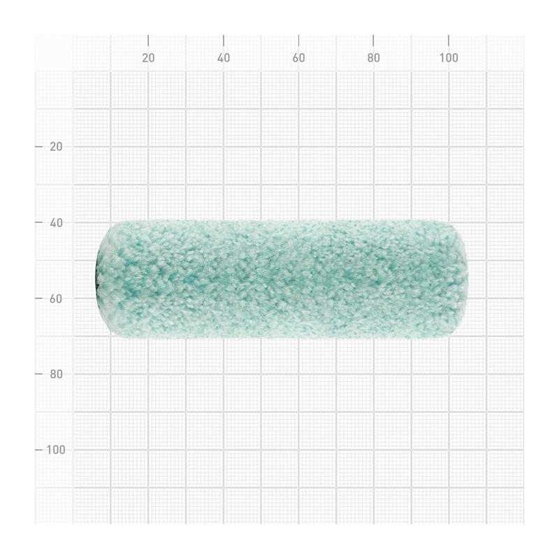Мини-валик микроволокно Варяг 31876 ворс 12 мм, 100 мм (2 шт)
