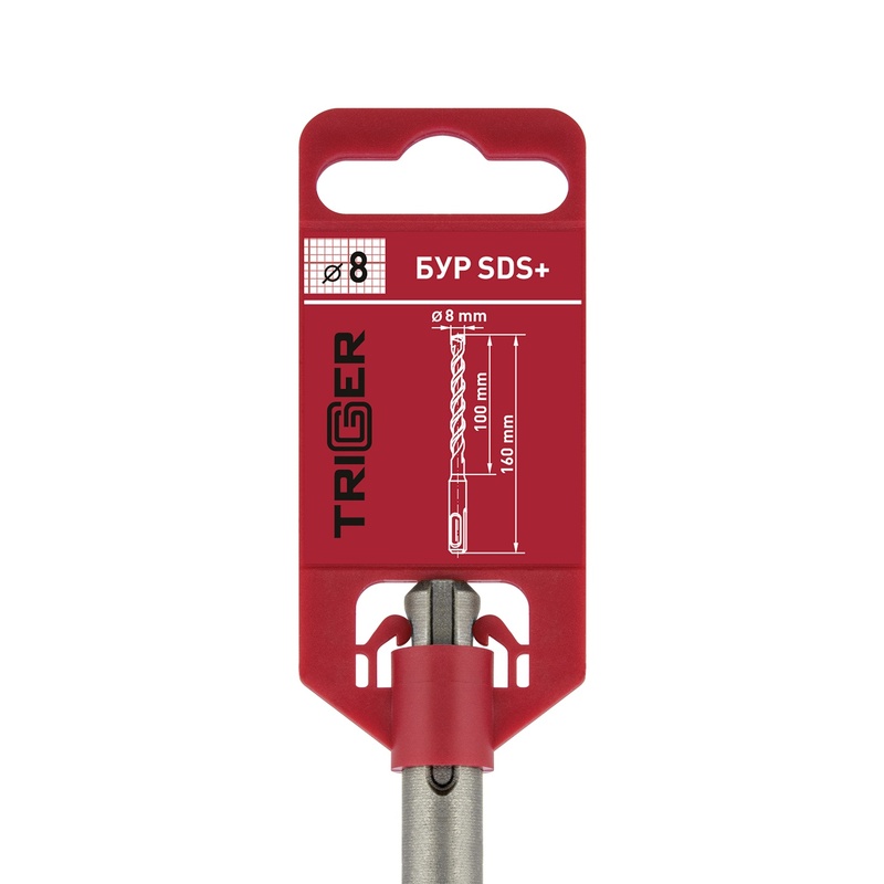 Бур Trigger 78280 SDS+8х100/160 мм
