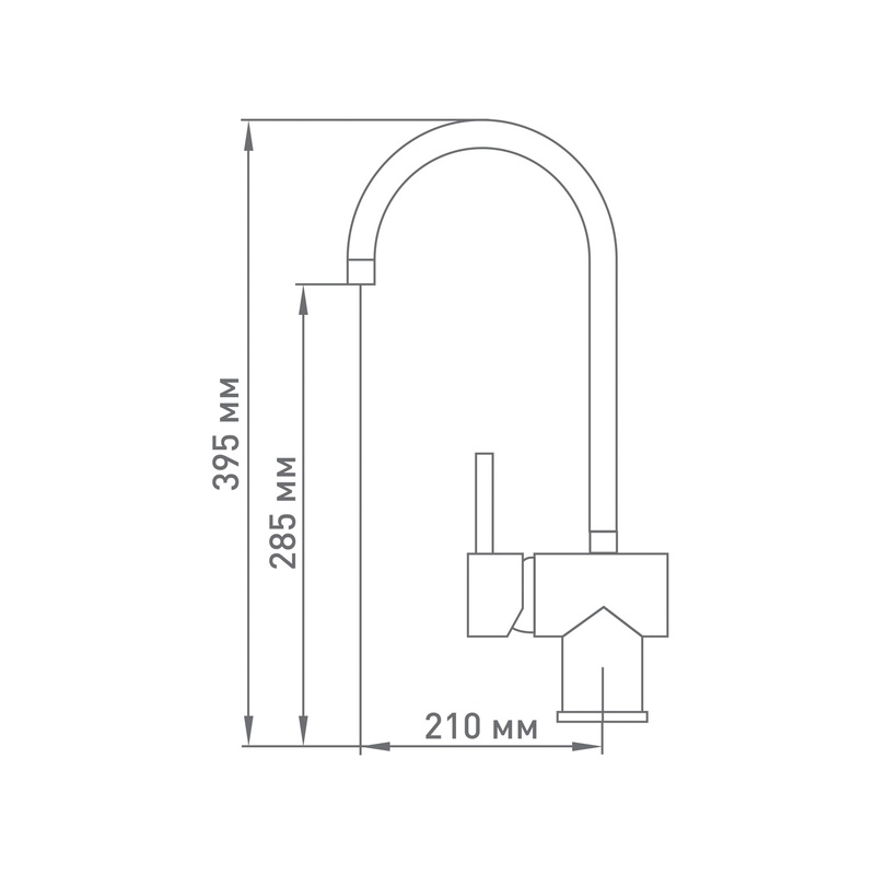 Смеситель для кухни Mix&Fix Buggy 0205