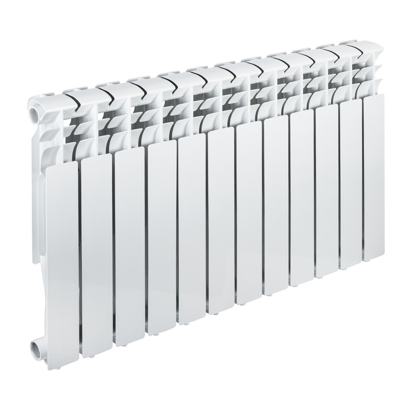 Радиатор алюминиевый Klip 3512, 500х80 мм, 12 секций