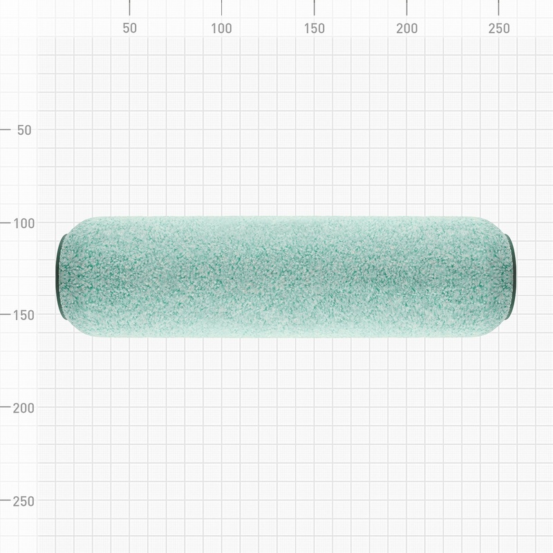 Валик Варяг 31844, микроволокно, ворс 12 мм, 250 мм