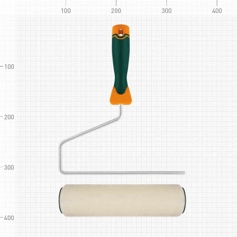 Валик велюр ВАРЯГ 32862 с бюгелем, ворс 4 мм, 250 мм