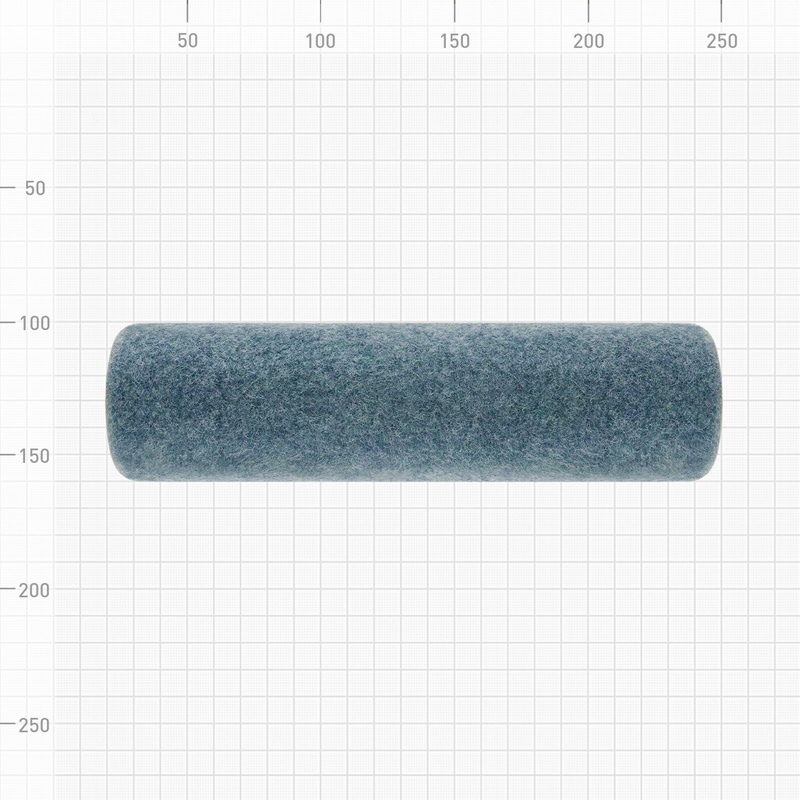 Валик Biber 31522, полиэстер, ворс 12 мм, 230 мм