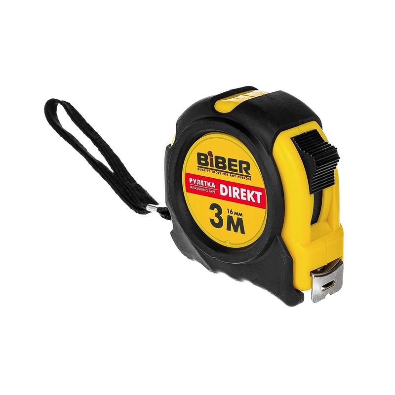 Рулетка Biber 40102 Direkt 3 м/16 мм
