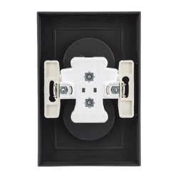 Розетка с/у Atlasdesign ATN001020, 2 гнезда, б/з, карбон