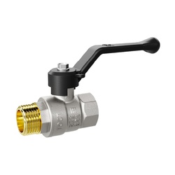 Кран шаровый PN25, 1 1/2" В/Н, длинная ручка