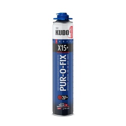 Клей-пена универсальный констр. Kudo Pur-o-Fix X15+ проф., всесезонный (1 л)