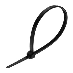 Хомут-стяжка Biber 122515 нейлоновый, черный, 2,5х150 мм (уп.100 шт.)