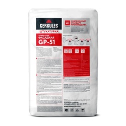 Штукатурка фасадная Gerkules GP-51 М-100, 25 кг